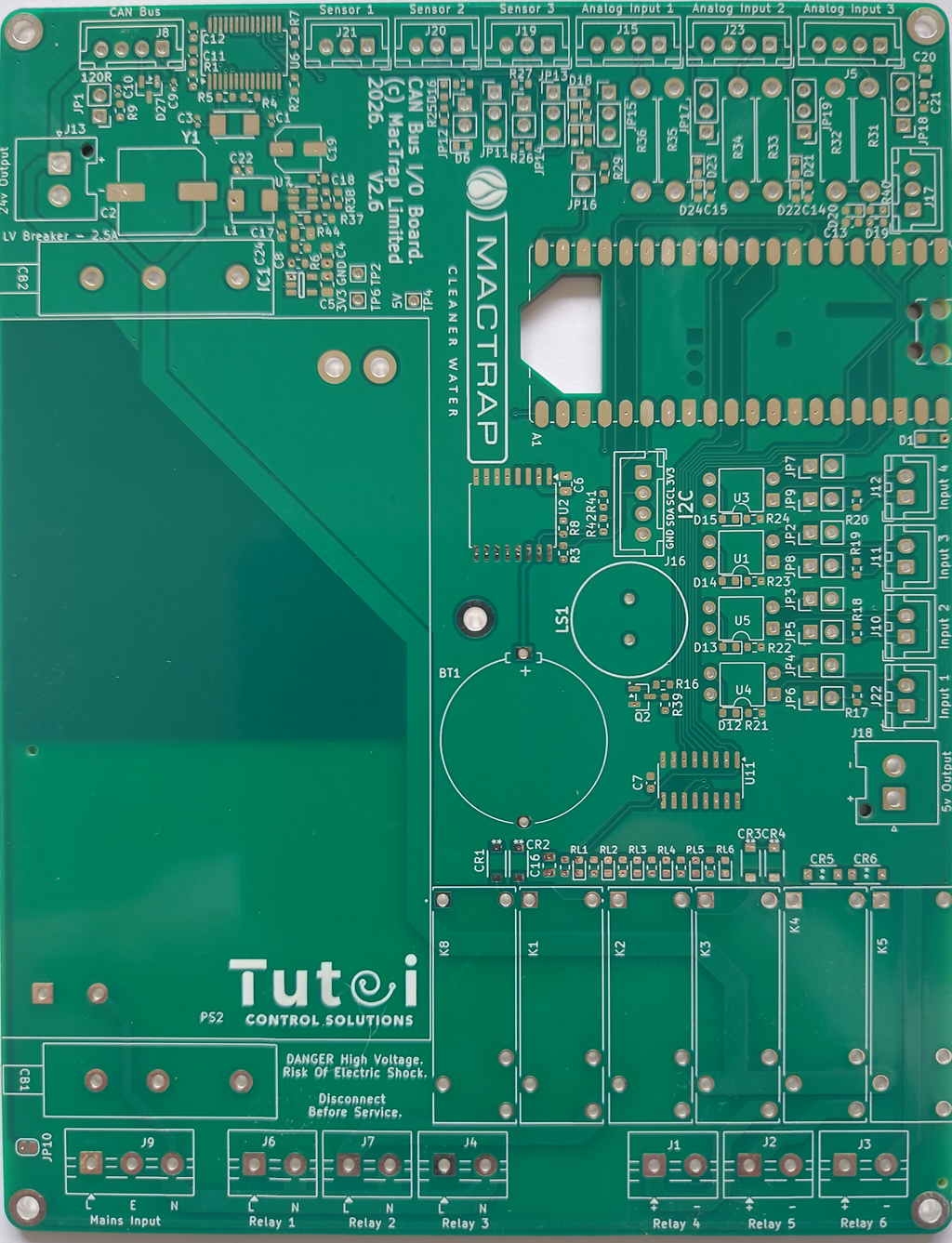 Bare PCB awaiting component population