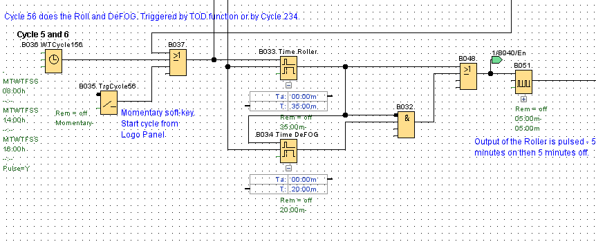 Siemens LOGO! function block diagram in LOGO!Soft Comfort
